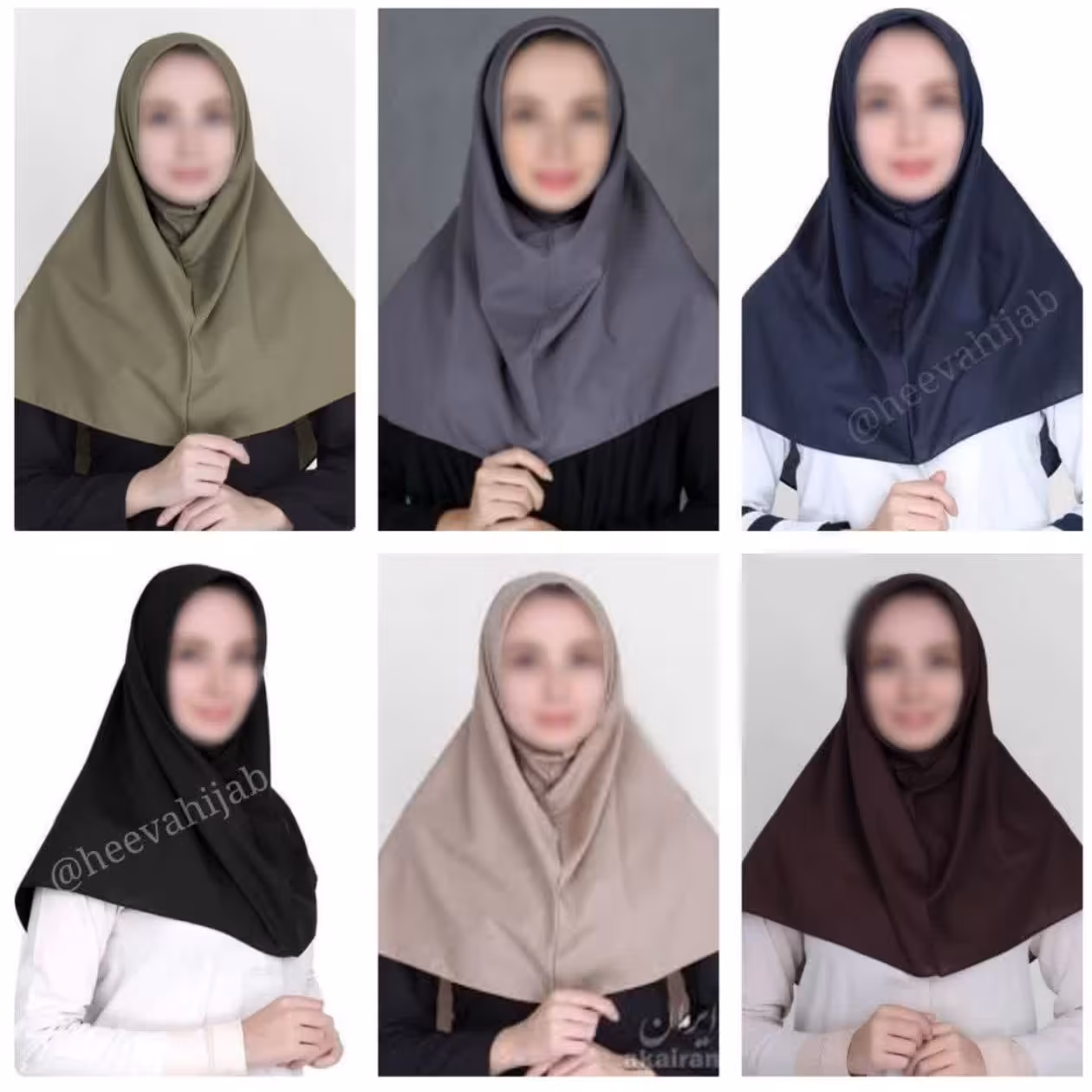 مقنعه پفی نخی