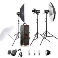 کیت فلاش استودیویی سه شاخه گودکس Godox SK300II Studio Strobe Kit