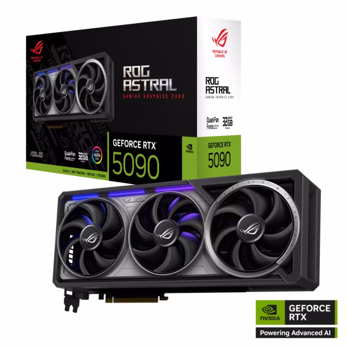 خرید کارت گرافیک ASUS ROG Astral GeForce RTX 5090 32GB GDDR7 با بهترین قیمت
