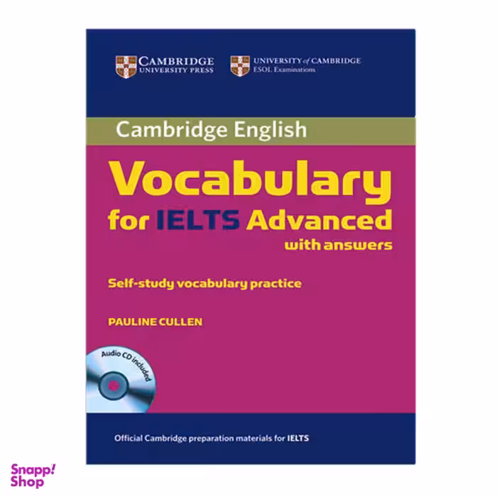 کتاب Vocabulary For Ielts Advanced / اثر Pauline Cullen انتشارات Cambridge غیر اصل