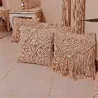 کوسن مکرومه زیبا