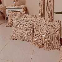 کوسن مکرومه زیبا