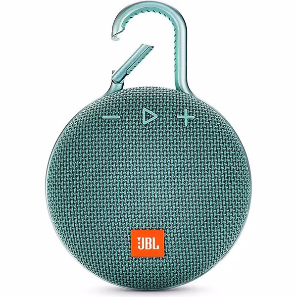 اسپیکر جی بی ال پرتابل ضد آب وایرلس بلوتوث مدل Clip 3 طرح Teal - Hiapple.ir