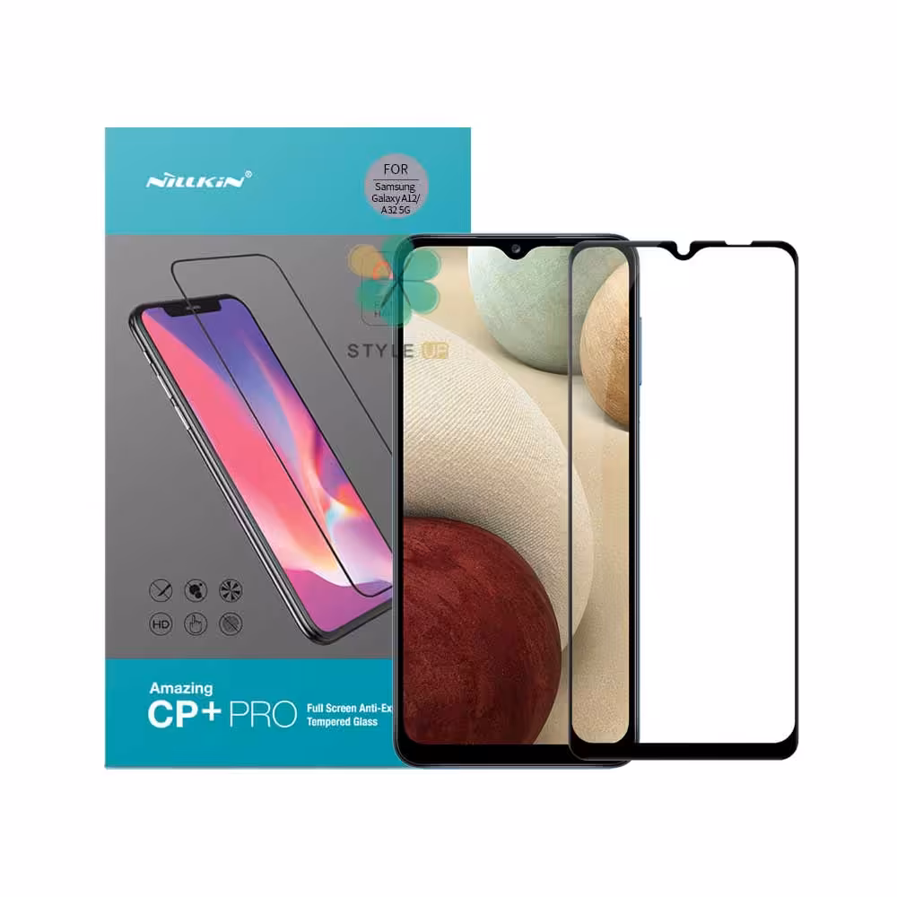 گلس گوشی سامسونگ Samsung Galaxy A12 مدل نیلکین CP  Pro