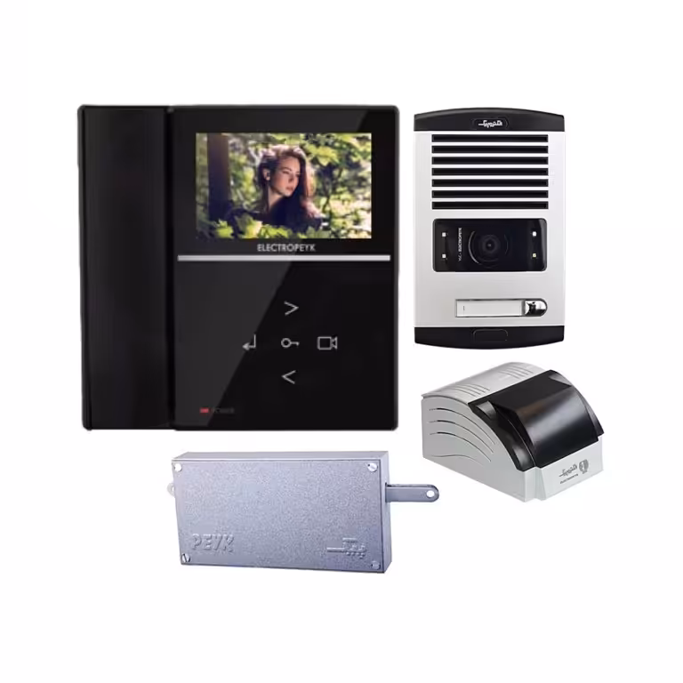 آیفون تصویری الکتروپیک . پک کامل  1 واحدی . مدل 592 با پنل 1086