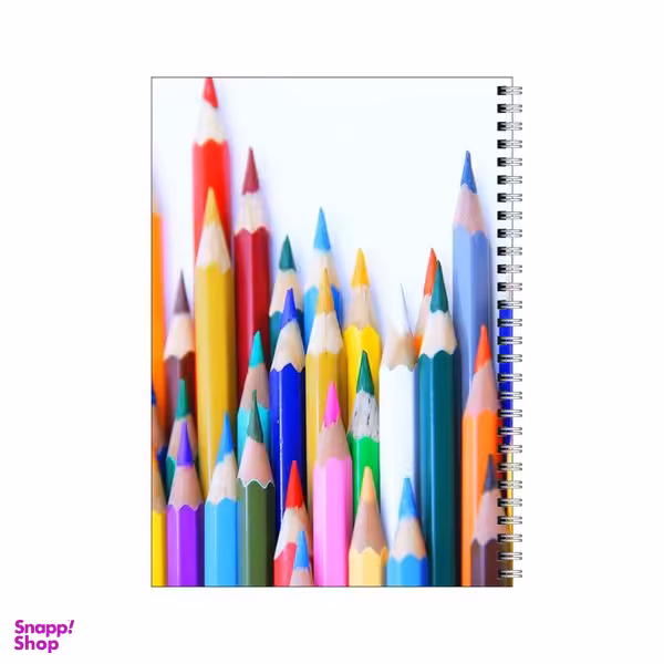 دفتر مشق 100 برگ بامبیلیپ طرح مداد رنگی ها کد 2599224