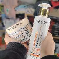 شامپو حاوی کراتین نانوگلوبال کوچک سفید250میلی لیتری