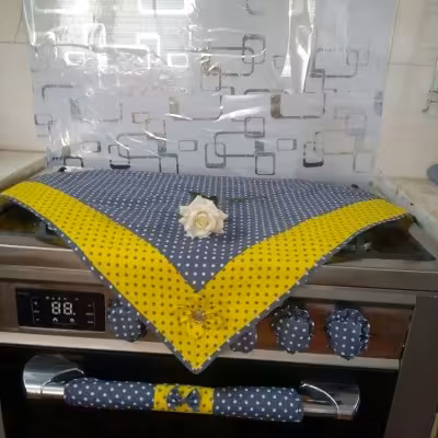 ست روانداز روگازی دستگیره فر پیچک گاز