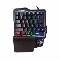 کیبورد گیمینگ تک دست جرتک مدل DOMINATE GK10