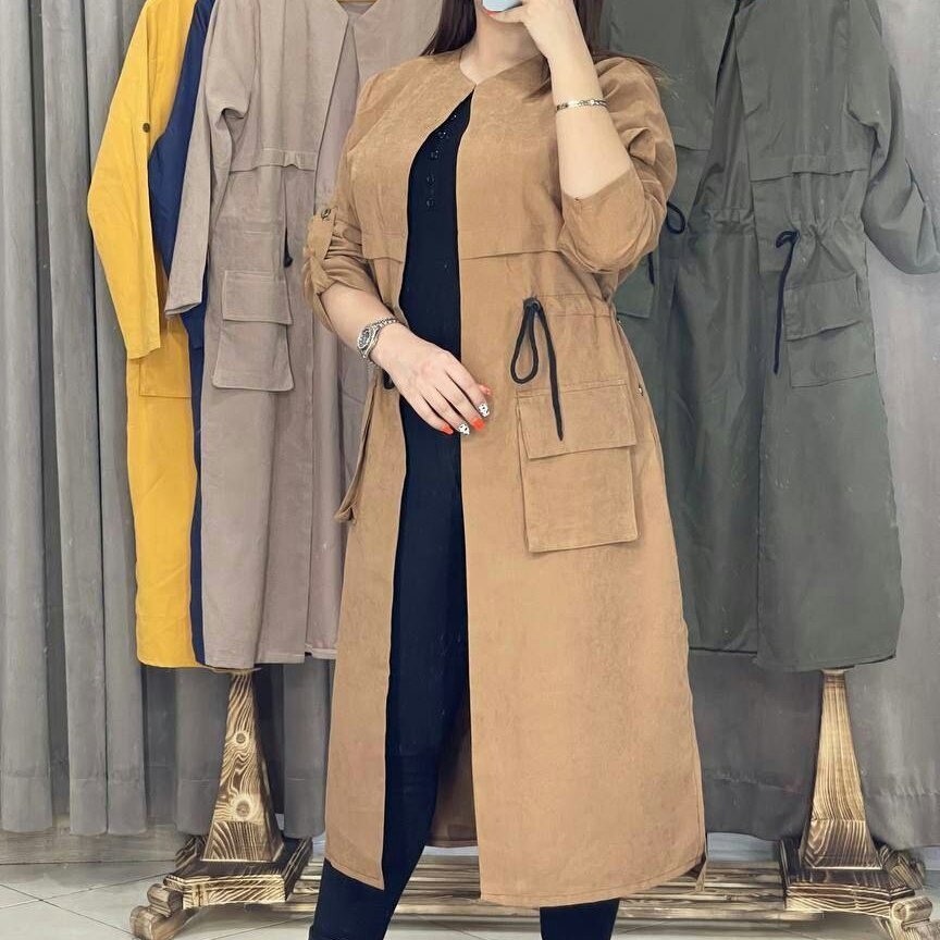 مانتو جیب دار بغل دکمه جنس میکرو کجراه