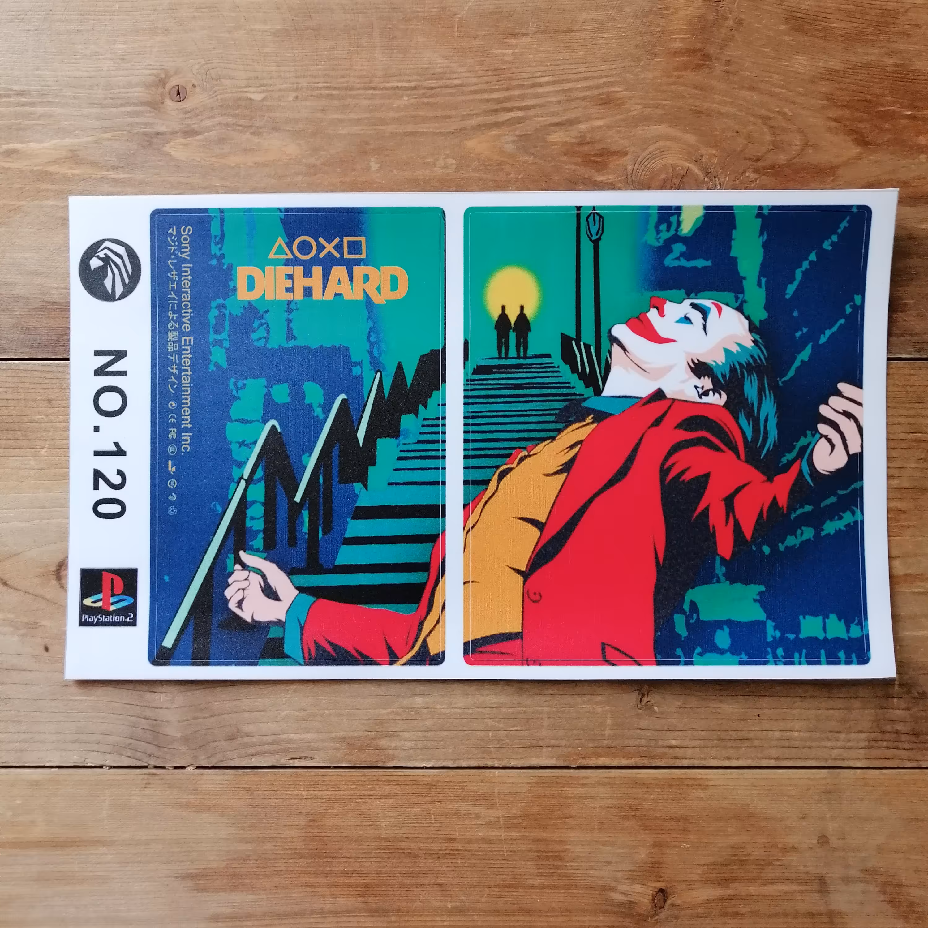 برچسب کنسول بازی پلی استیشن2 ps2 جوکر joker 120 برای playstation2 