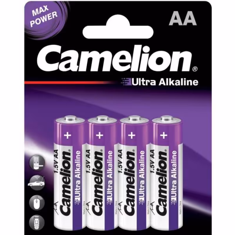 باتری قلمی کملیون Ultra Alkaline بسته 4 عددی