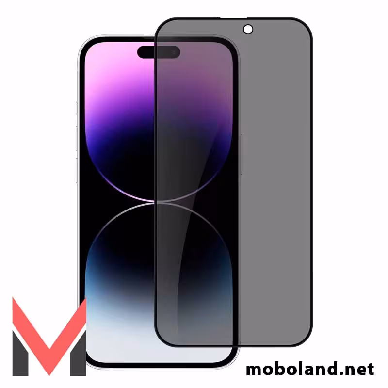 قیمت گلس تمام صفحه پرایوسی اپل آیفون iPhone 14 Pro Max - موبولند