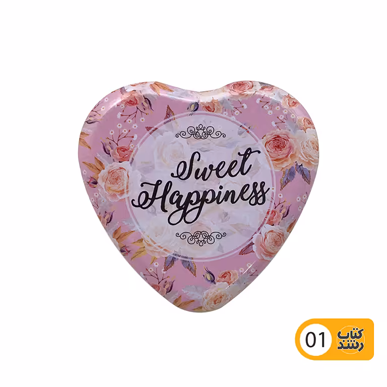 جعبه فلزی قلبی کوچک طرح گلدار و تک شاخ (یونیکورن)