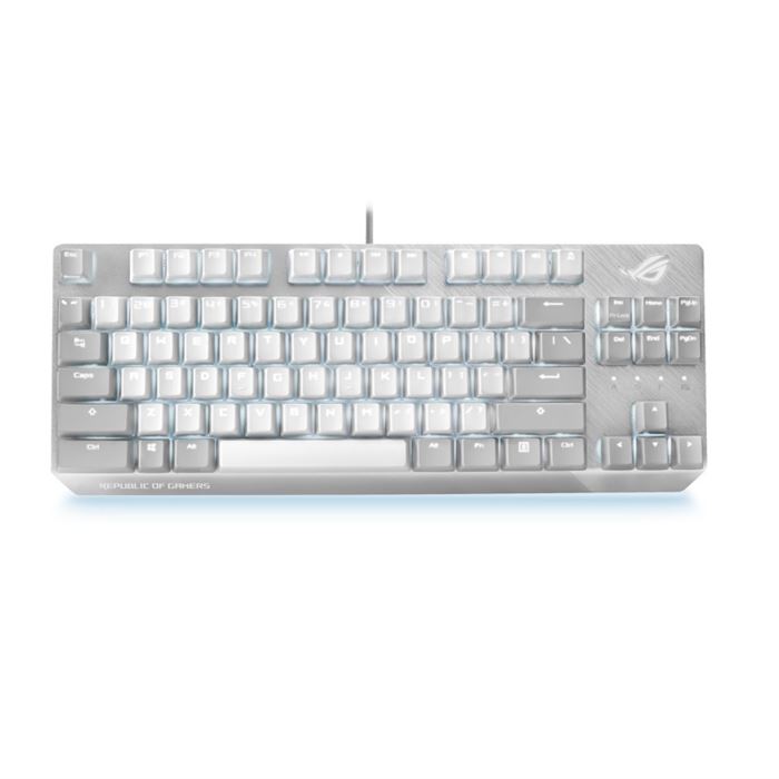 کیبورد گیمینگ ایسوس مدل ROG Strix Scope NX TKL Moonlight White