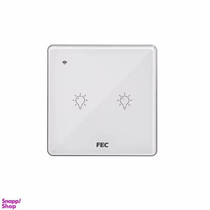 کلید لمسی دو پل مدل هوشمند کد SW02