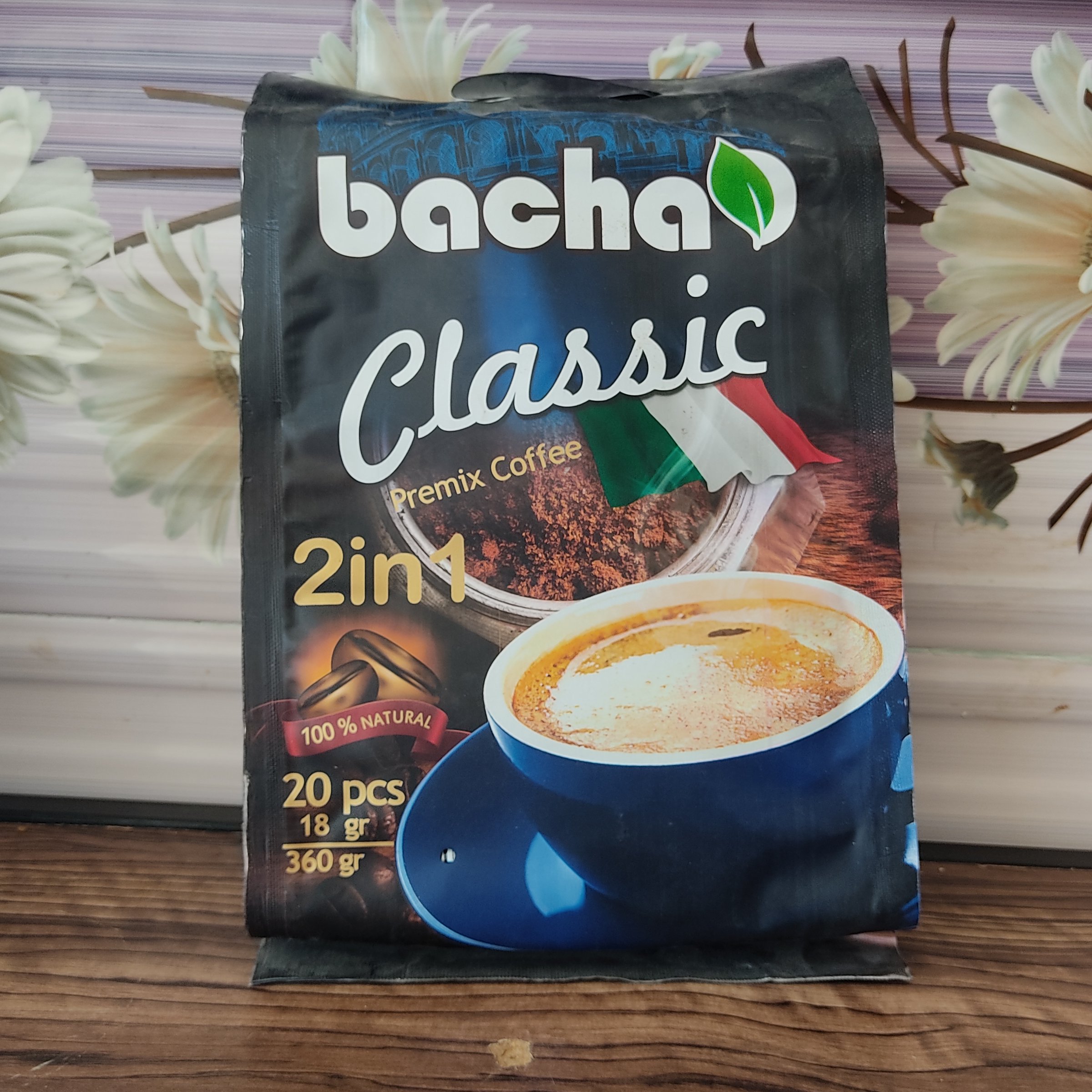 کافی میکس کلاسیک 2in1 باچاد 20عددی Bachad classic blue