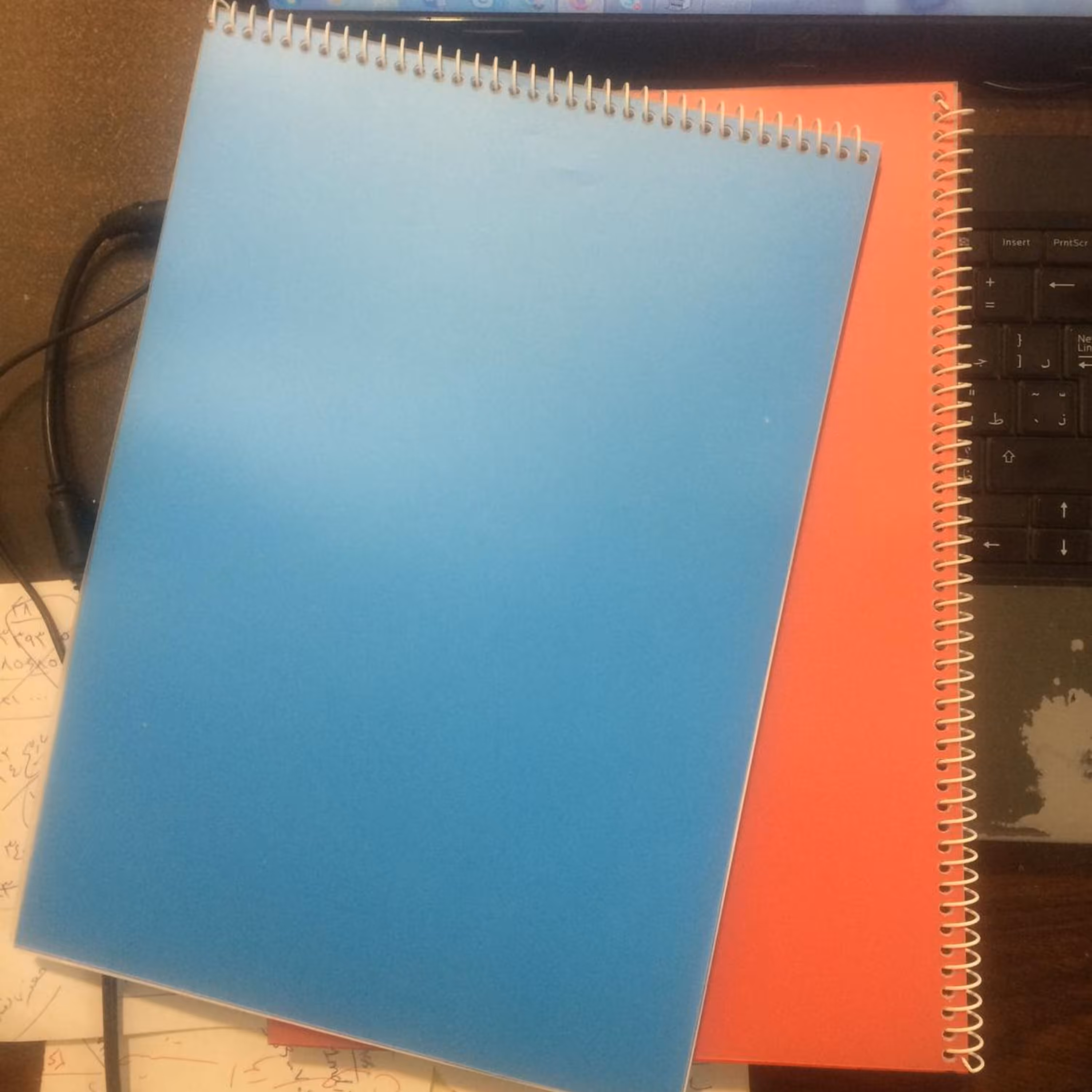 دفتر نقاشی طراحی یادداشت آ4 سیمی طلقی ساده 