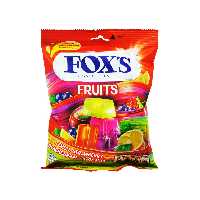 آبنبات میوه ای کریستالی لیمو و بلک کارنت 125 گرم فوکس - fox&#039;s