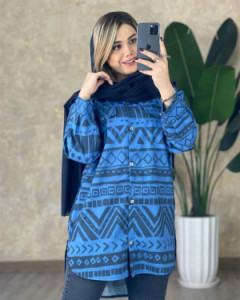 تونیک مانتویی طرح میخی