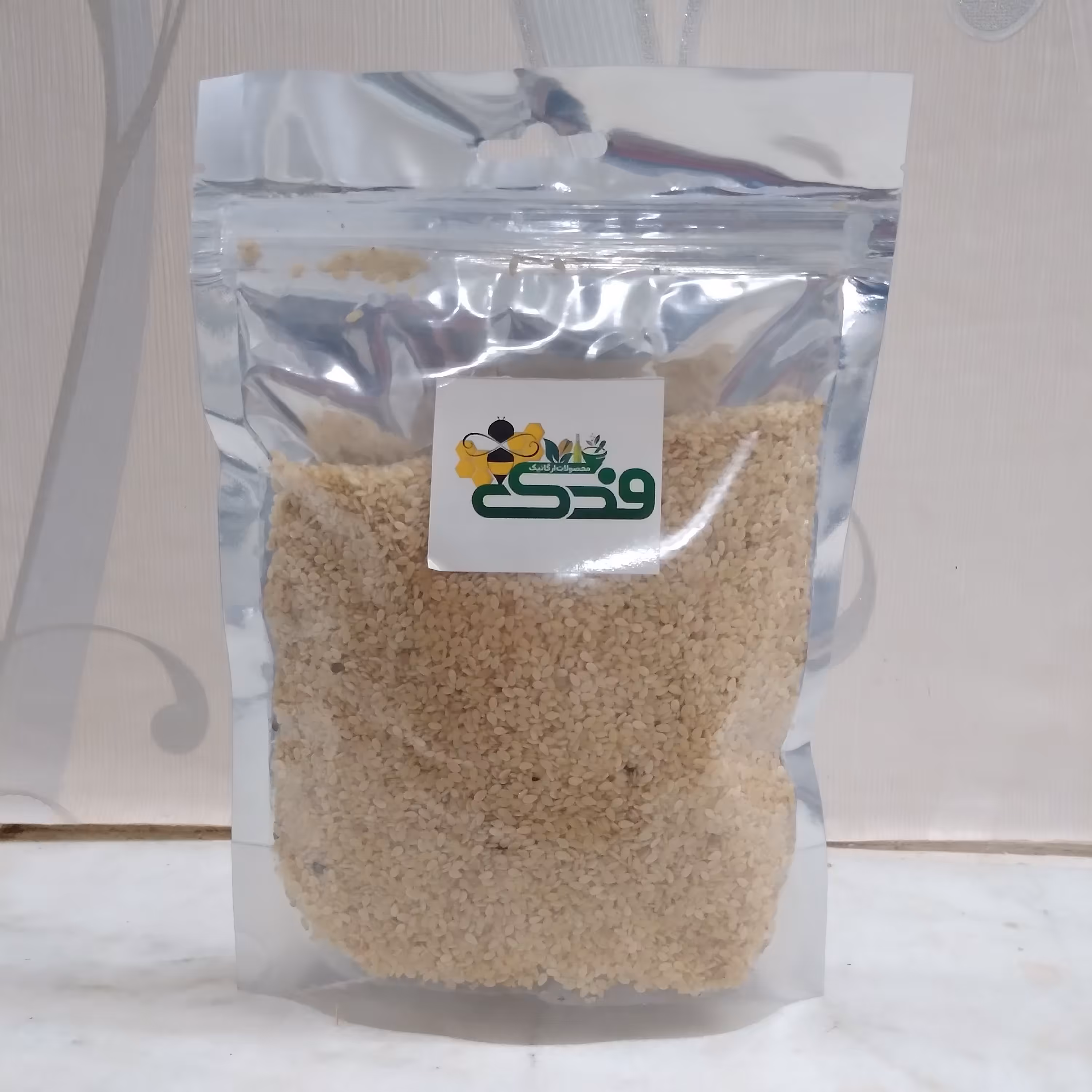 کنجد سفید ممتاز فدک (200گرم)