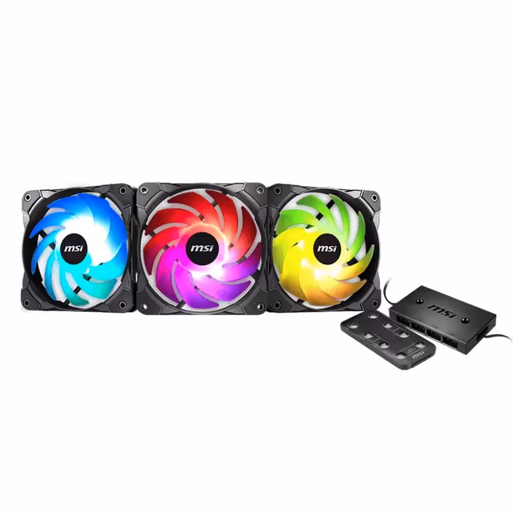 فن کیس ام اس آی مدل MAG MAX F12A-3H بسته 3 عددی