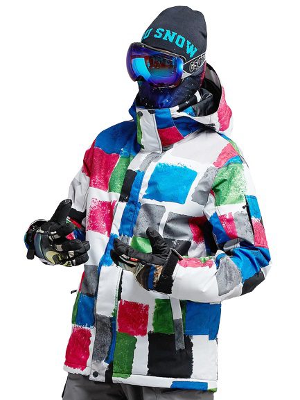 کاپشن اسکی مردانه gsou snow کد 204