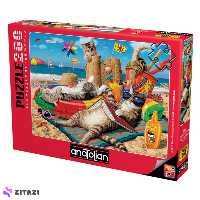 پازل 260 تکه آناتولین مدل Cats on the Beach کد 3322