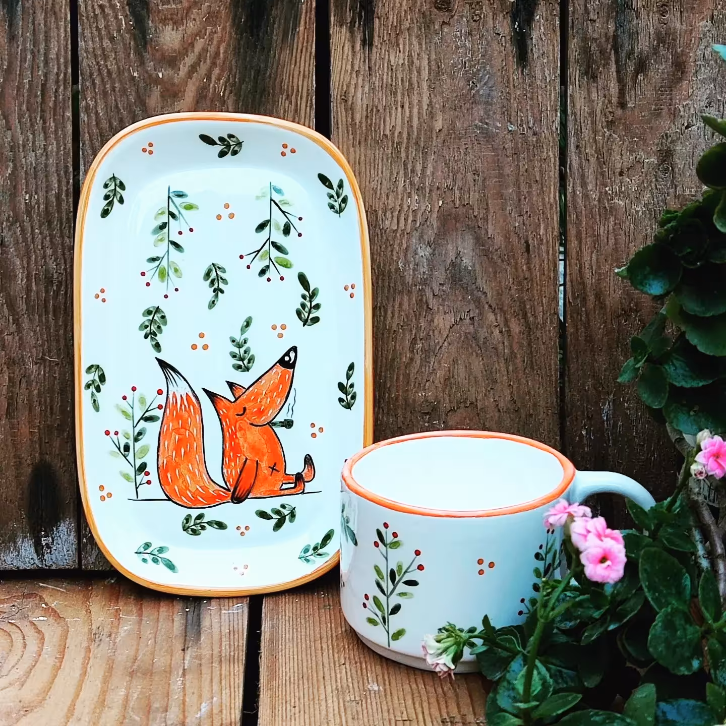 ست چایخوری ماگ و پیشدستی