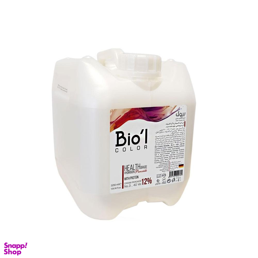 کرم اکسیدان بیول (Biol) مدل Health Grade دوازده درصدی شماره 3 حجم 3750 میلی‌ لیتر