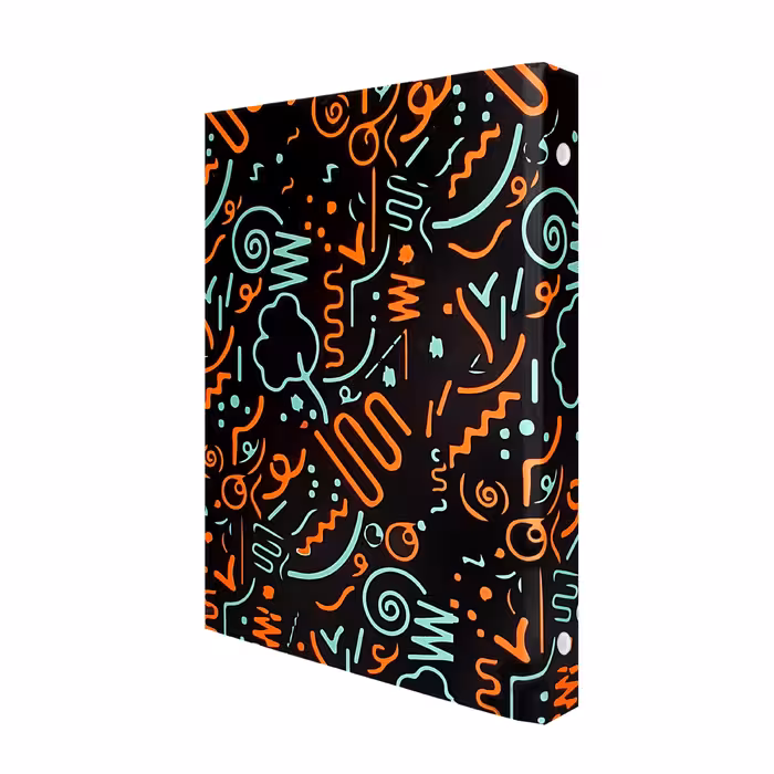 دفتر کلاسوری 100 برگ پدیده نقش مدل 26 حلقه طرح کلاسیک