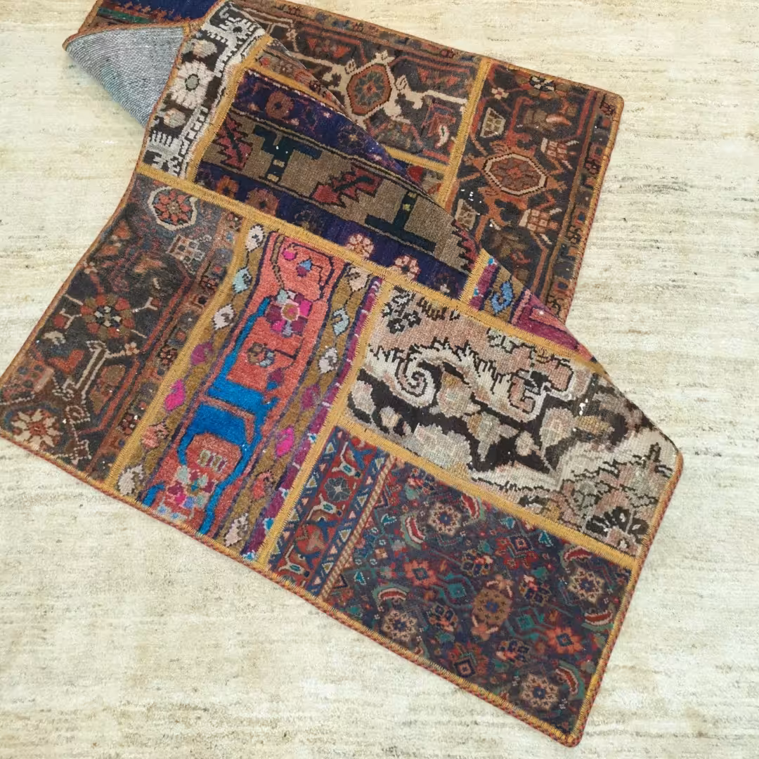 فرش دستبافت چهل تیکه زرع و نیم کد ATH003