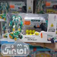 اسباب بازی تفنگ توپ پرتاب کن و آدم آهنی کد 56-648