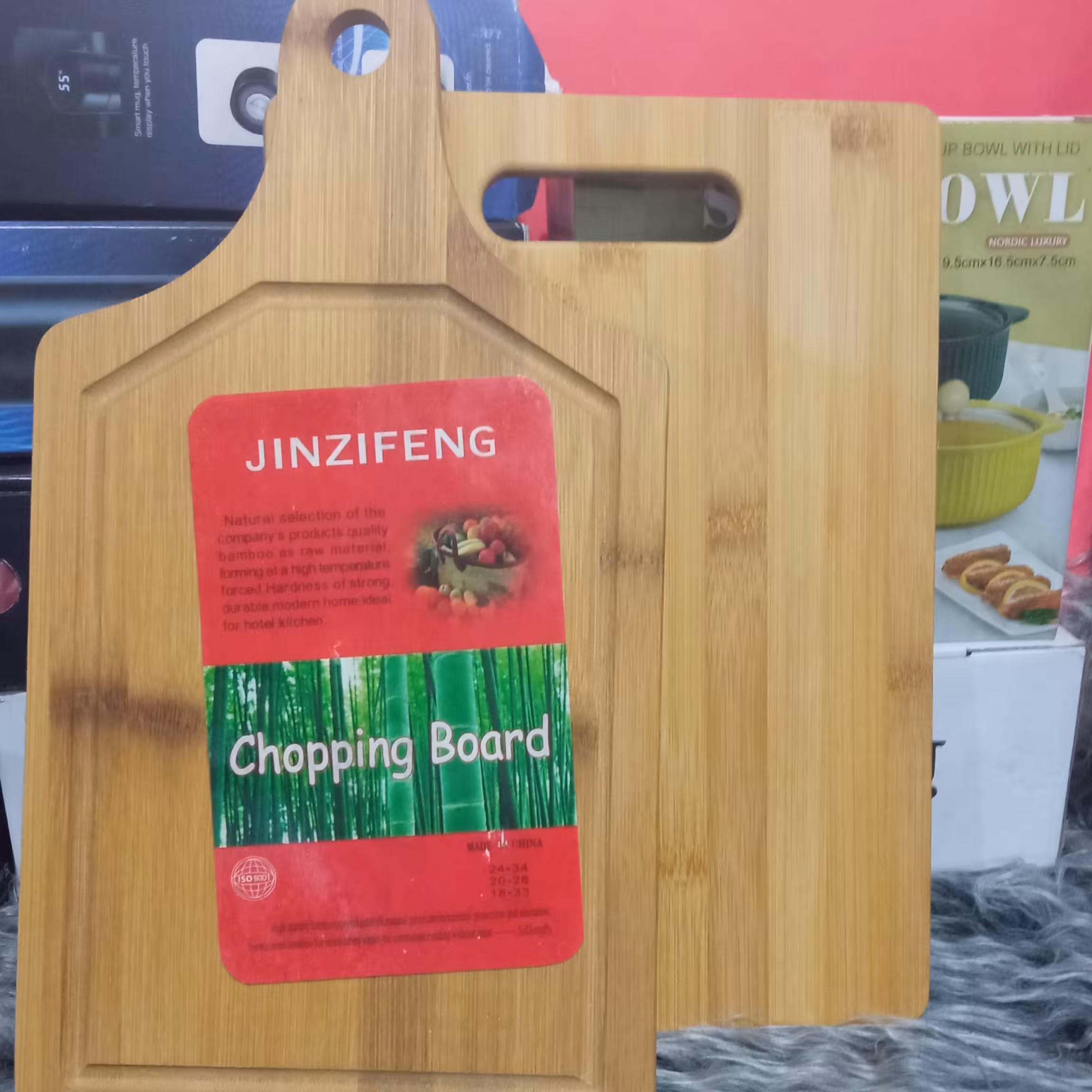  تخته گوشت چوبی چوب بامبو موجودی فقط سایز کوچکتر 