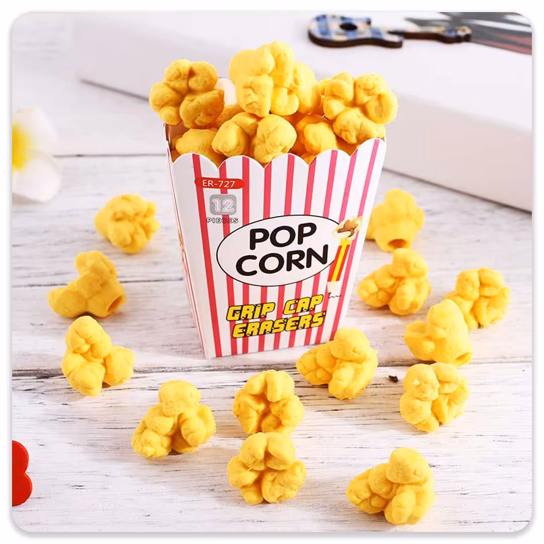 پاک کن و سرمدادی   فانتزی طرح  پاپ کورن ، نوشت افزار   