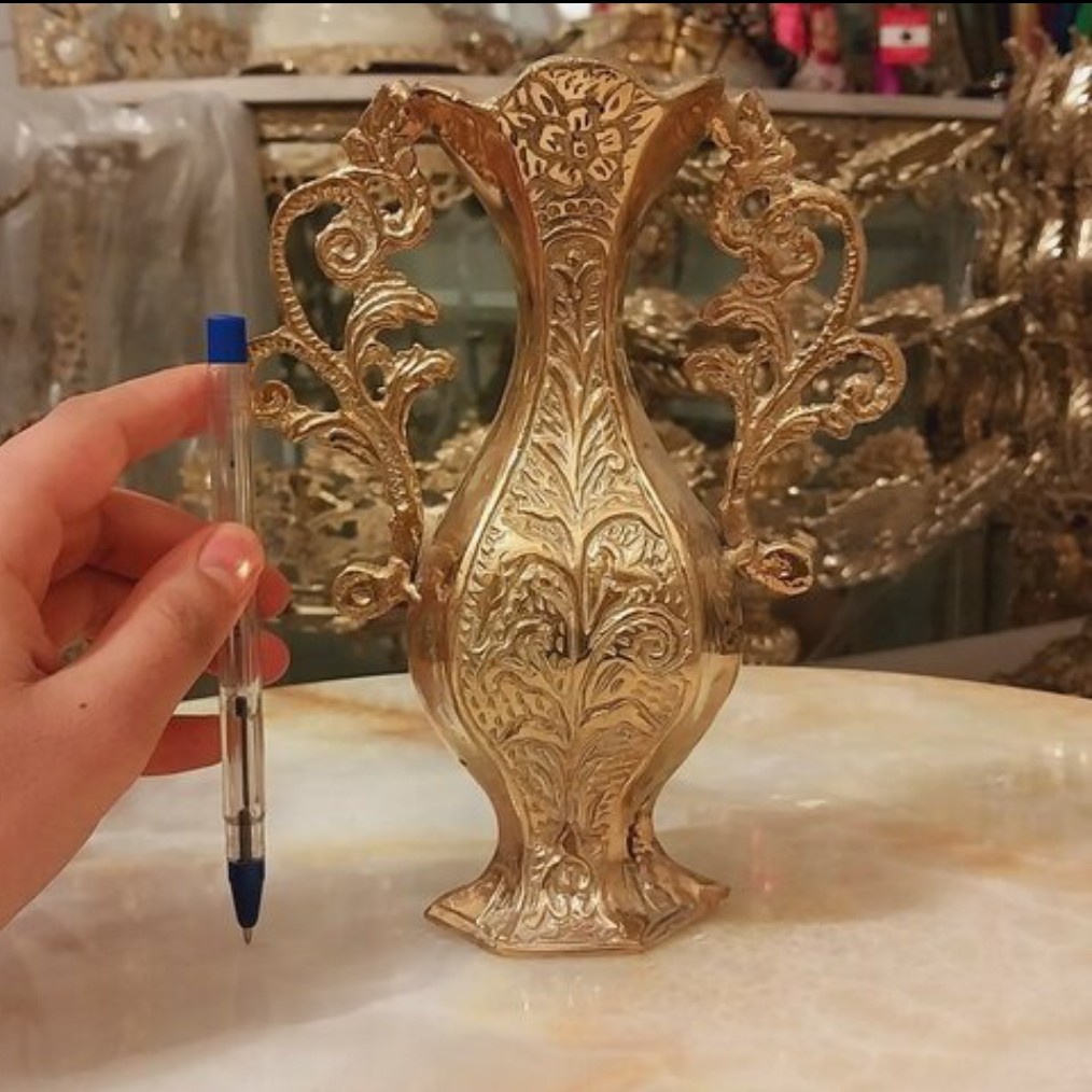 گلدان رومیزی برنزی