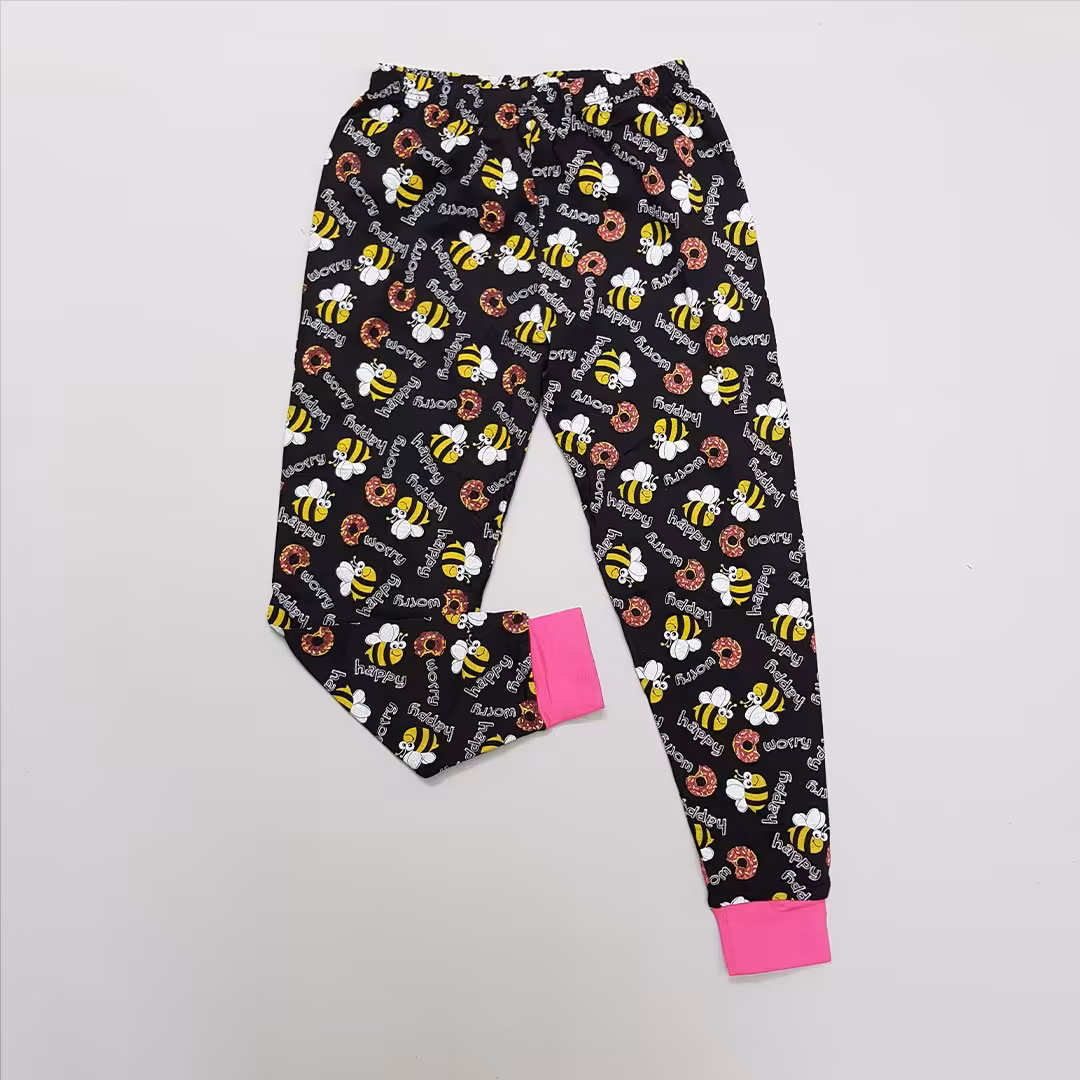 شلوار وارداتی نخ پنبه دخترانه 9 سال