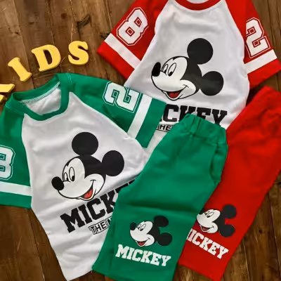 تیشرت و شلوارک اسپرت میکی شاد