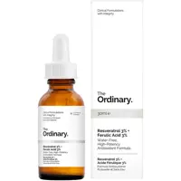 سرم آنتی اکسیدان رسوراترول 3%   اسید فرولیک 3% اوردینری The Ordinary Resveratrol 3%   Ferulic Acid 3% Antioxidant
