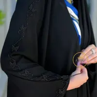 چادر مشکی عربی جده لبنانی بحرینی جواهر دوزی مطابق عکس ارسالی شما با پارچه ژورژت 