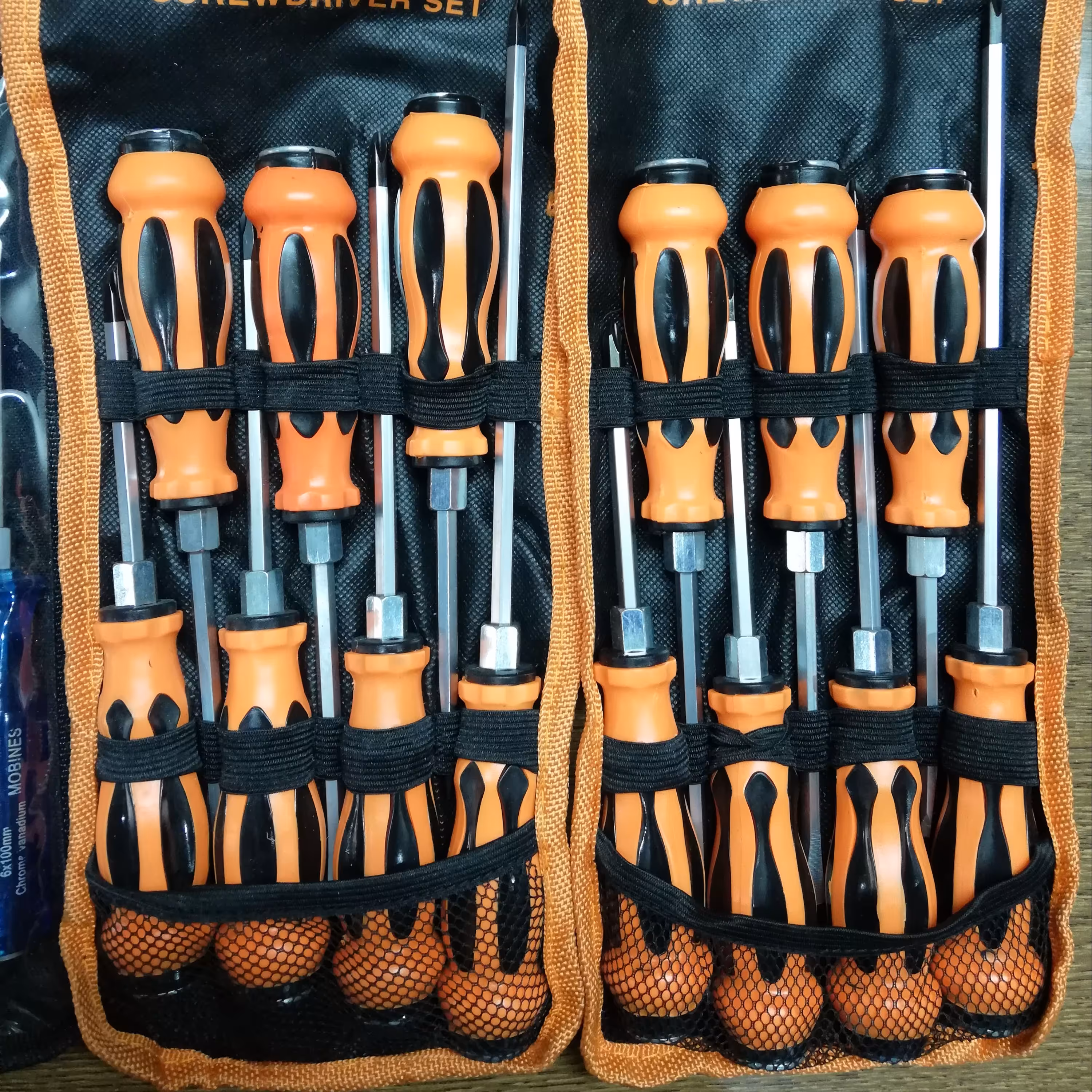 پیچ گوشتی ضربه خور 7 عددی XZ پیچگوشتی تمام کروم وانادیوم 