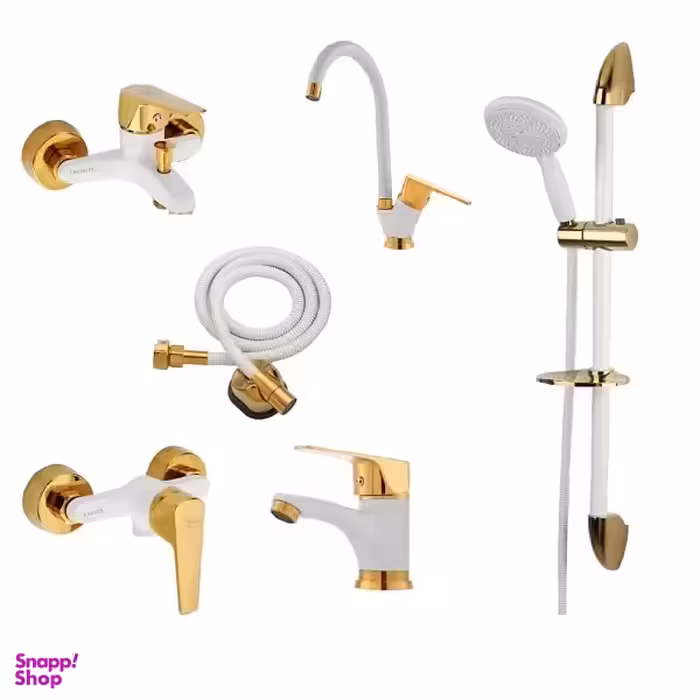 ست شیرآلات فاخته مدل مارگارت پلاس کد ST مجموعه 6 عددی