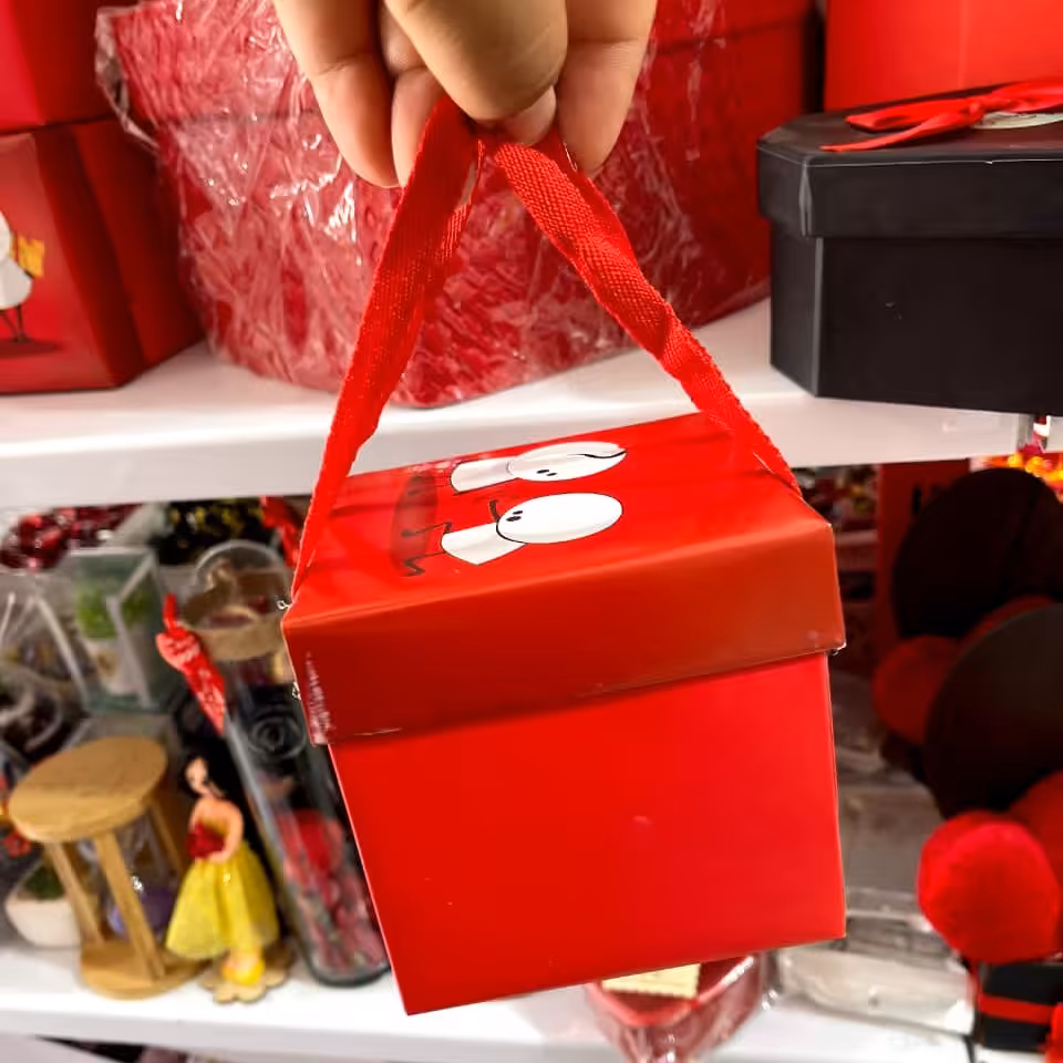 باکس کادوئی دسته دار سایز کوچک