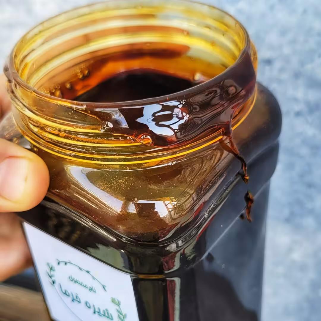 شیره خرما طبیعی و خالص محصول امسال تازه،یک کیلو ارسال رایگان 