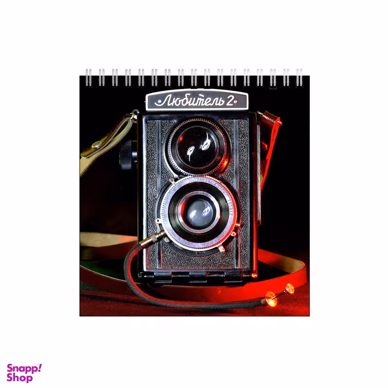 دفتر طراحی ۶۰ برگ مدل دوربین قدیمی کد 3026844