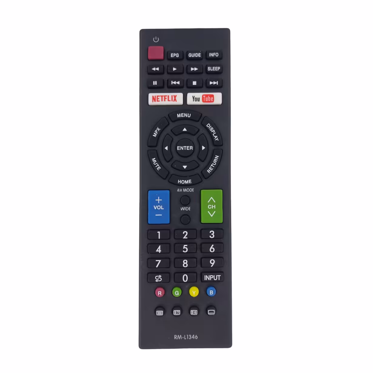 کنترل تلویزیون ال ای دی LED شارپ Sharp اینترنت دار مدل RM-L1346