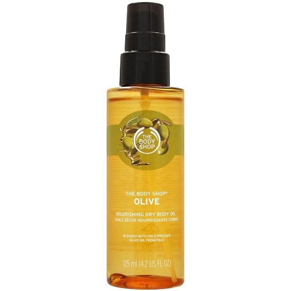 اسپری روغن بدن بادی شاپ THE BODY SHOP حاوی روغن زیتون و مورینگا حجم 125میل | آبرسان قوی و رفع خشکی