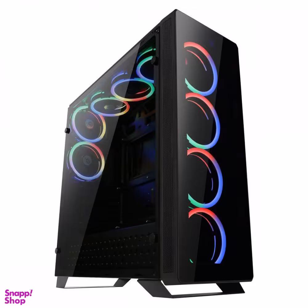 کیس مستر تک (Master Tech) مدل T500 Gaming رنگ مشکی