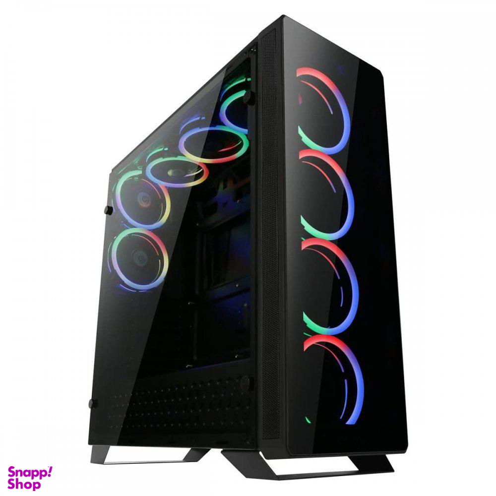 کیس مستر تک (Master Tech) مدل T500 Gaming رنگ مشکی