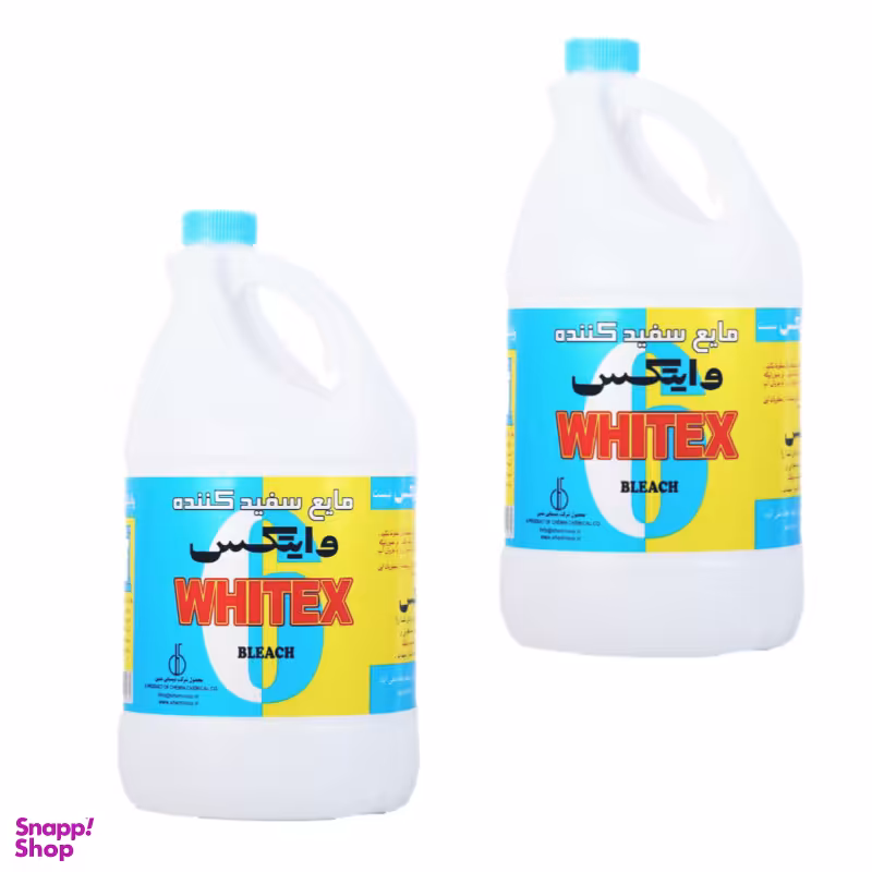 مایع سفید کننده وایتکس (Whitex) حجم 4000 میلی لیتر مجموعه 2 عددی